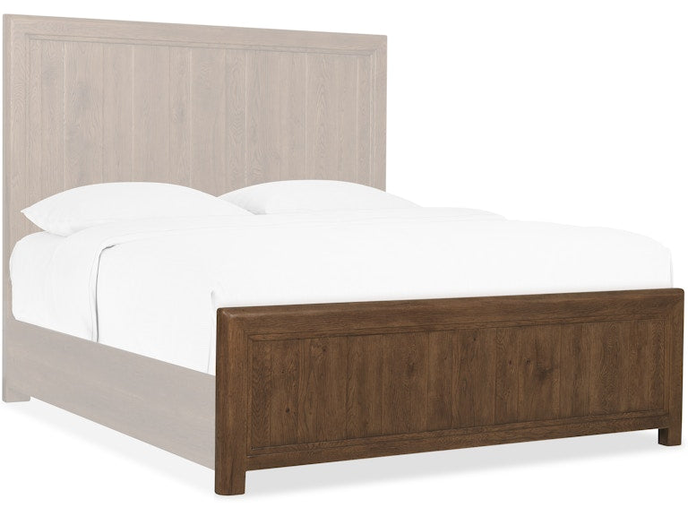 Driftwood California King Panel Bed