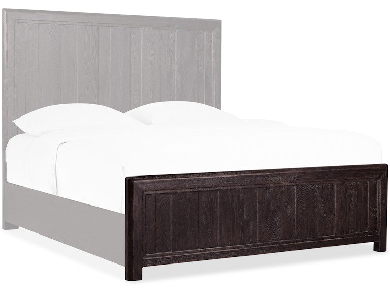 Driftwood California King Panel Bed
