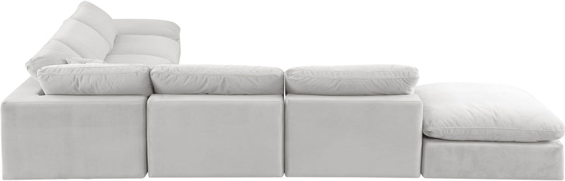 Comfy - 7 Piece Velvet Modular Corner Sectional