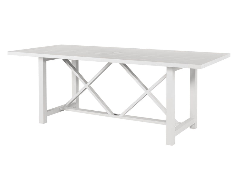Coastal Living Outdoor Tybee Rectangle Dining Table White