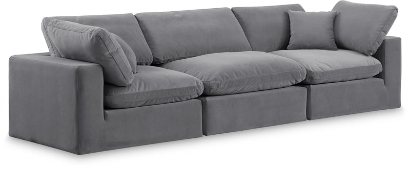Comfy - Velvet Modular Sofa 3 Seats