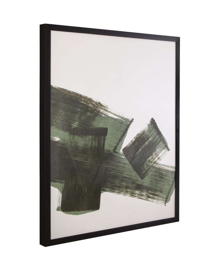 Dynamic Detail Framed Print - Black