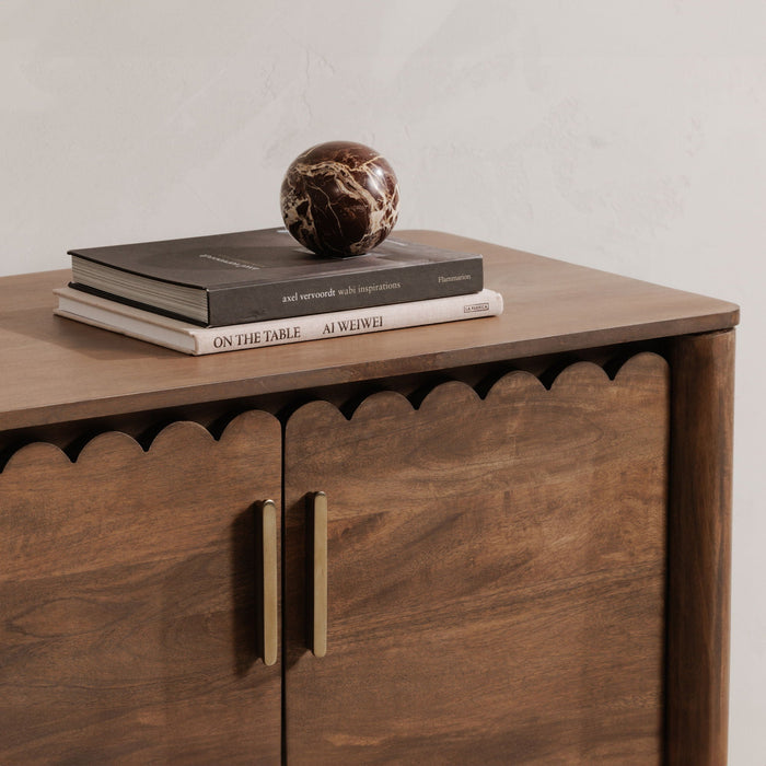 Wiley - 4 Door Sideboard - Vintage Brown