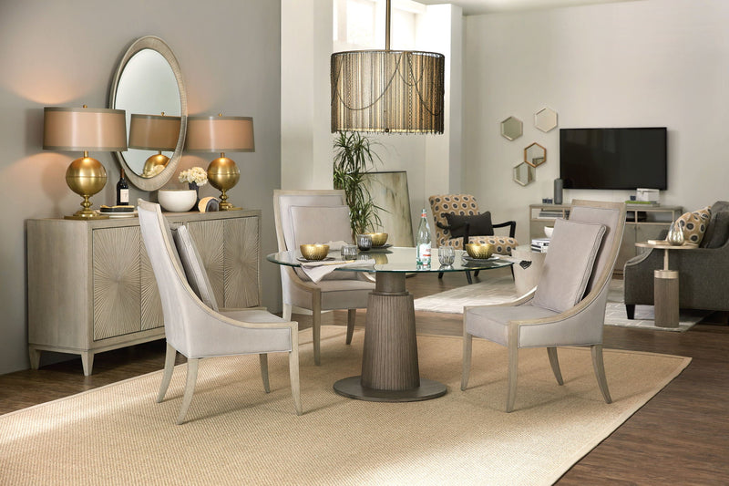 Elixir - Host Chair - Silver