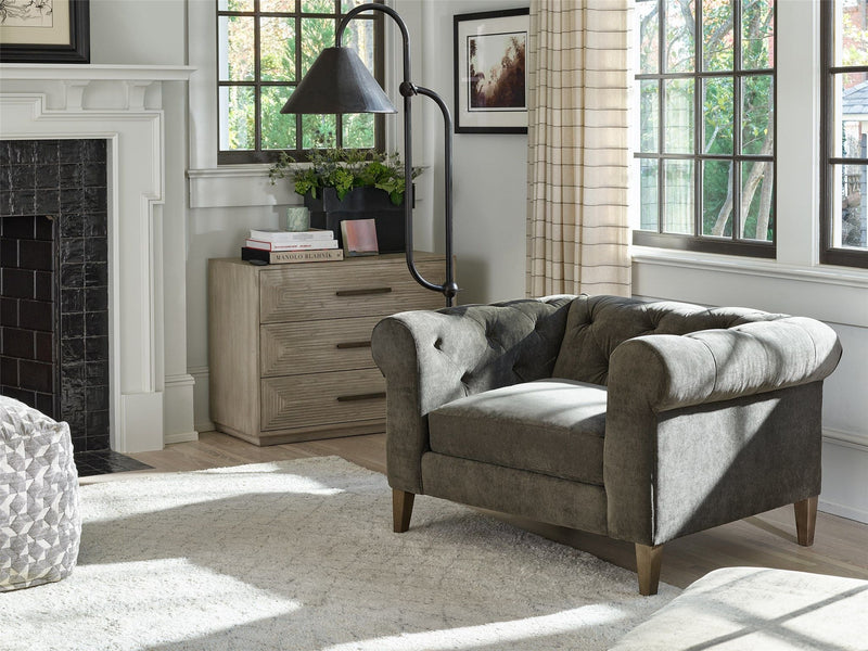 Modern Farmhouse Hugh Chair Dark Gray