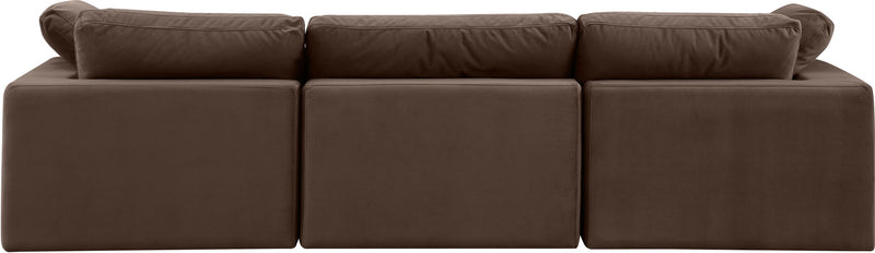 Comfy - Velvet Modular Sofa 3 Seats