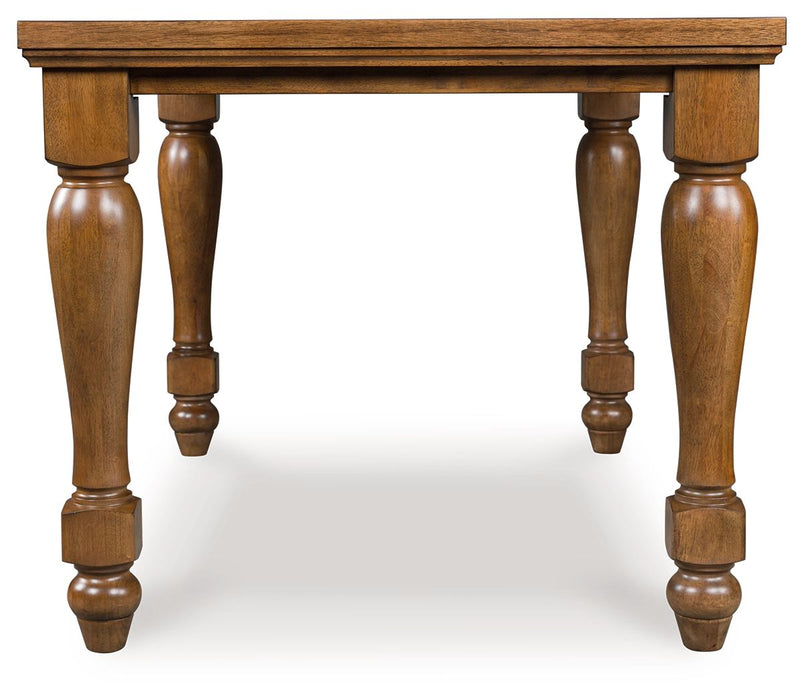 Greddinton - Rectangular Dining Room Counter Table - Brown