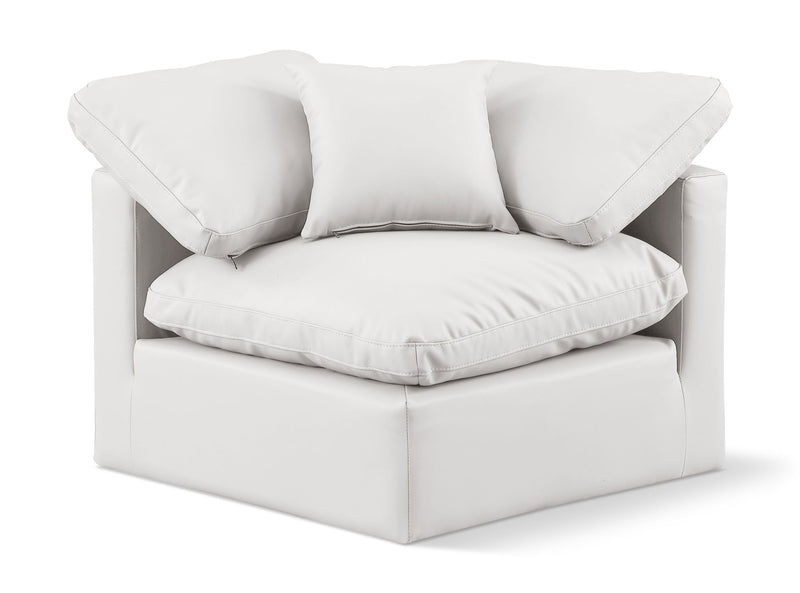 Indulge - Faux Leather Corner Chair