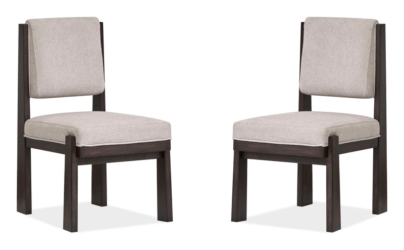 Tauren - Upholstered Side Chair (Set of 2) - Coffee Bean