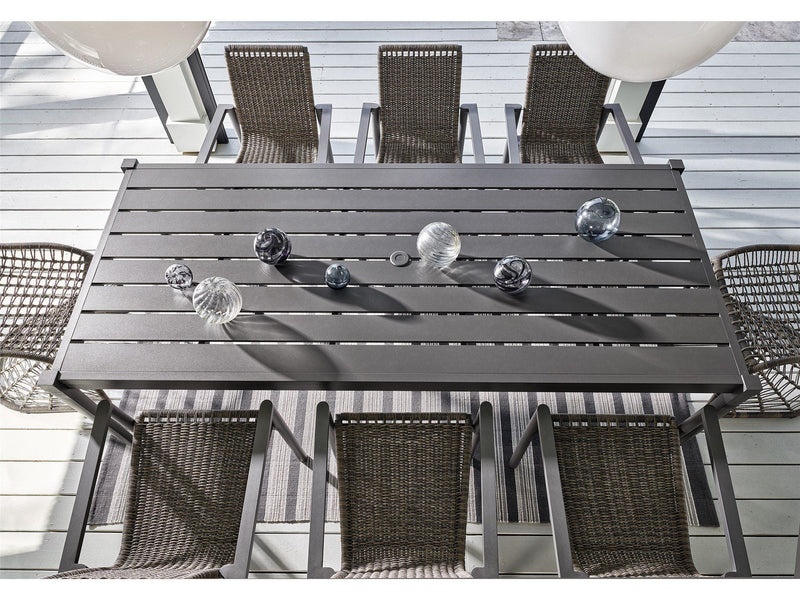 Coastal Living Outdoor Seneca Dining Table Black