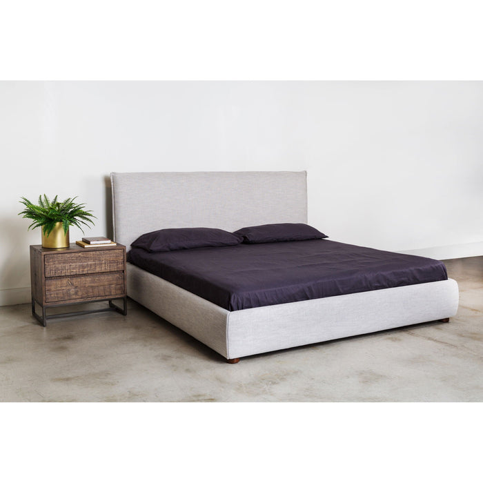 Luzon - King Bed - Light Gray