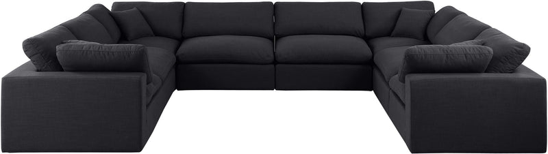 Comfy - 8 Piece Linen Modular Sectional