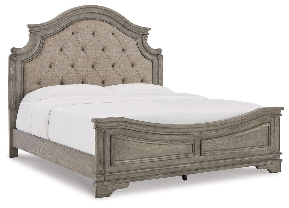 Lodenbay Antique Gray Panel Bed