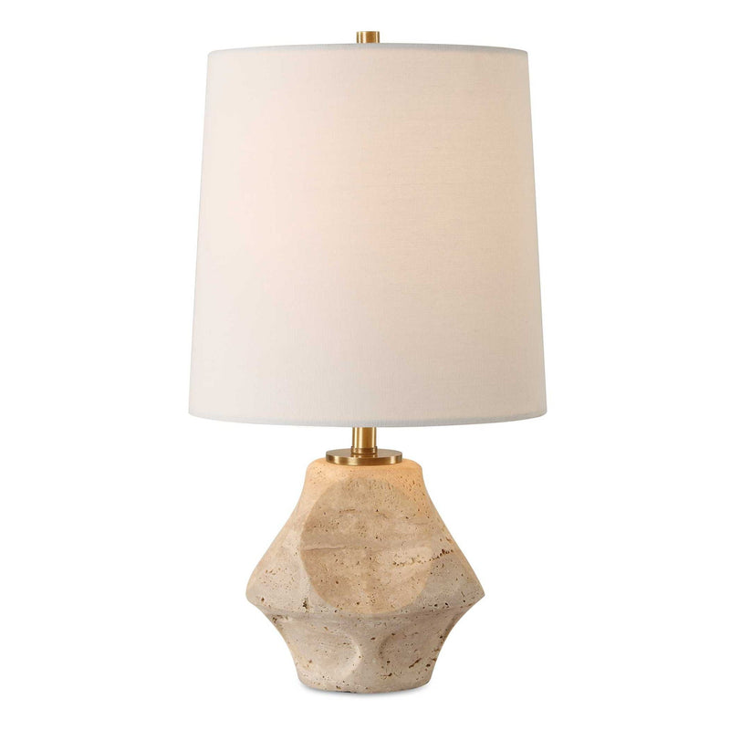 Indent - Travertine Accent Lamp