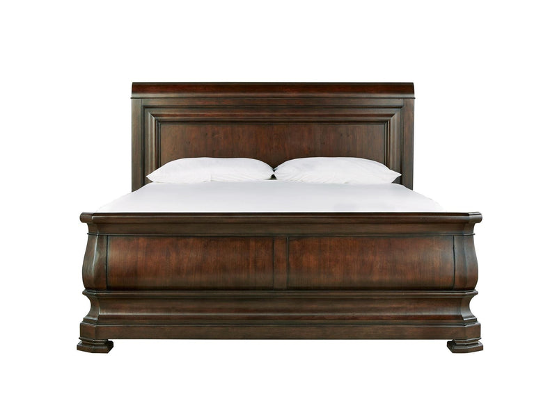 Reprise Cal King Sleigh Bed Dark Brown