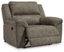 Laresview - Zero Wall Wide Seat Recliner - Fossil