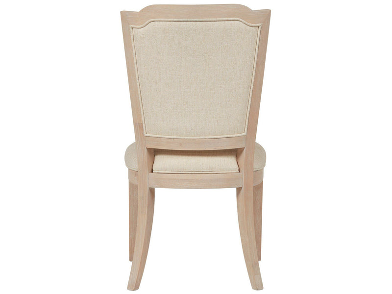 Getaway Upholstered Back Side Chair Beige