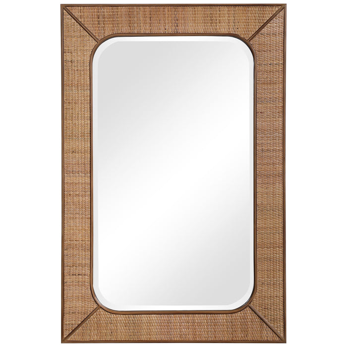 Tahiti - Rattan Mirror - Light Brown