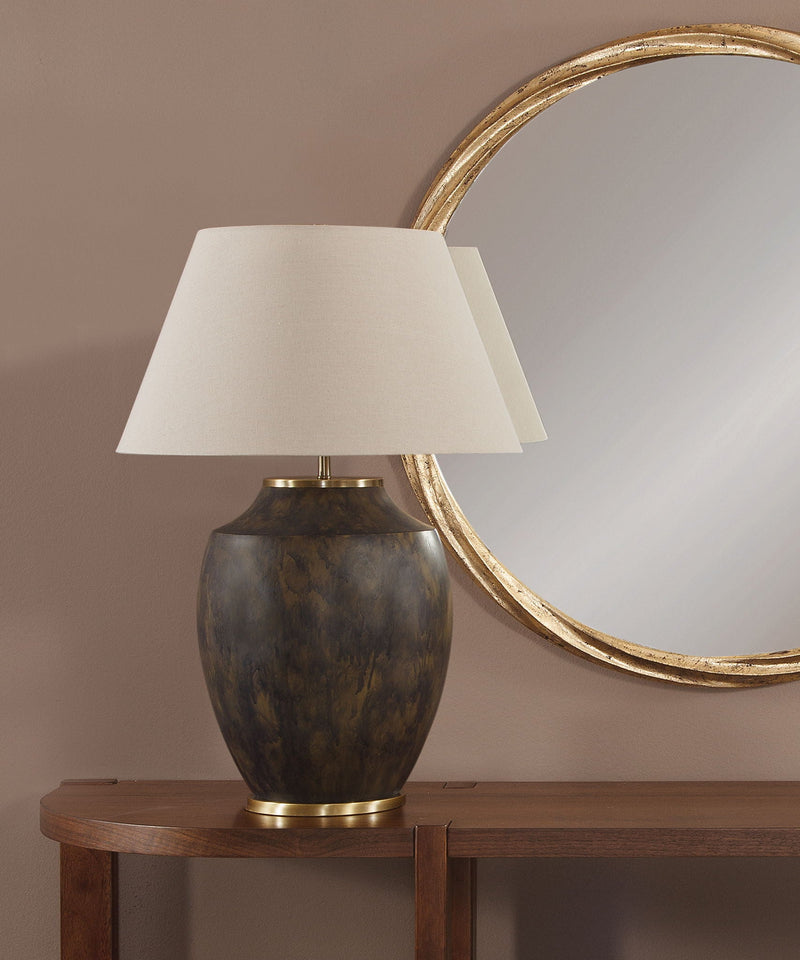 Ashe - Table Lamp - Brown - Brown