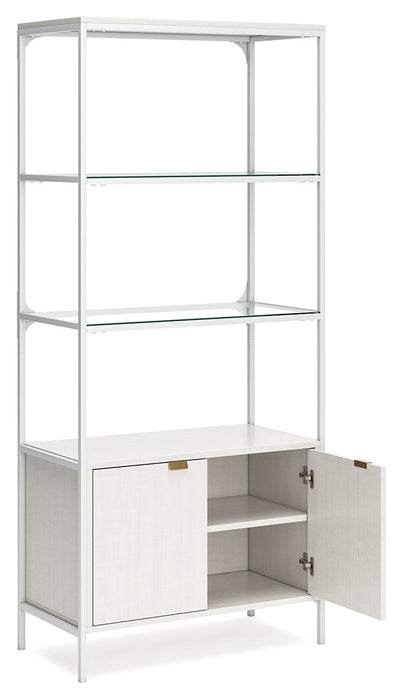 Deznee White Large Bookcase