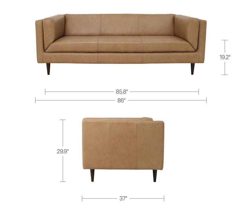 Woods - Sofa - Tan