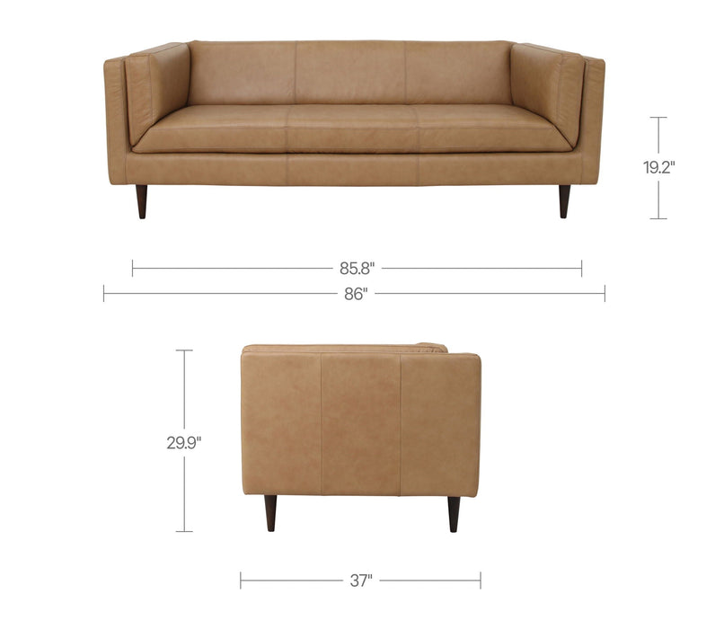 Woods - Sofa - Tan