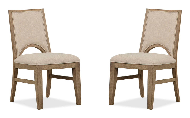 Tristan - Upholstered Side Chair (Set of 2) - Swiss Coffee