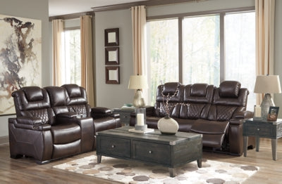 Warnerton Power Reclining Sofa and Loveseat