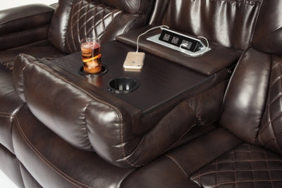 Warnerton Power Reclining Sofa and Loveseat with Power Recliner