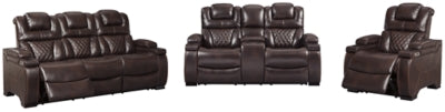 Warnerton Power Reclining Sofa and Loveseat with Power Recliner