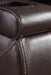 Warnerton PWR Recliner/ADJ Headrest chair - Chocolate - Furniture Depot (6217032794285)