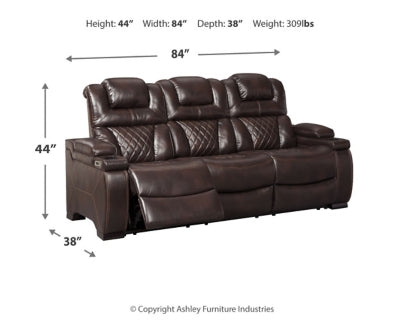 Warnerton Power Reclining Sofa and Loveseat