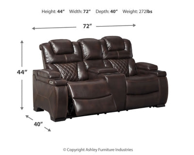 Warnerton Power Reclining Sofa and Loveseat