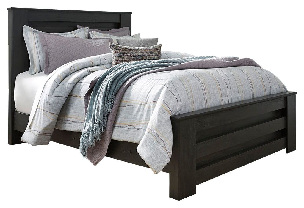 Brinxton Charcoal Panel Bed - Queen