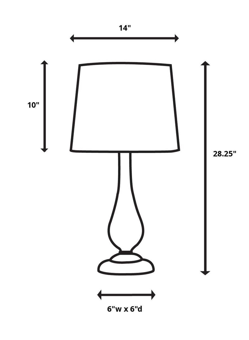 Vercana - Table Lamp (Set of 2) - Pearl Silver