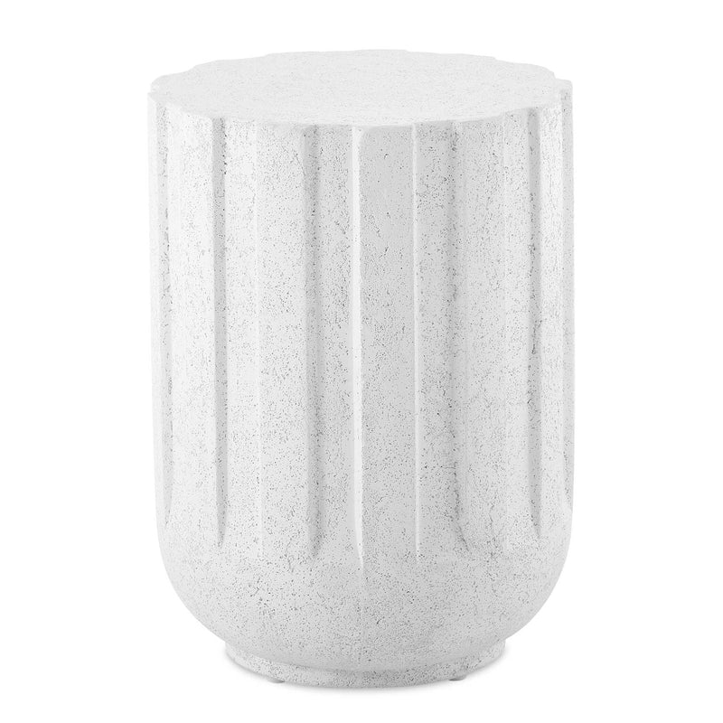 Jane - Outdoor Accent Table - White