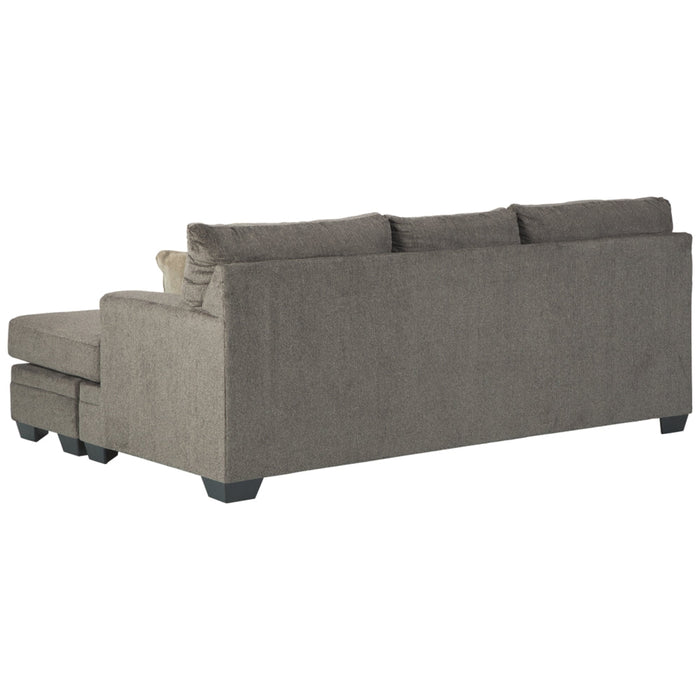 Dorsten sofa chaise Slate - Furniture Depot