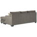 Dorsten sofa chaise Slate - Furniture Depot