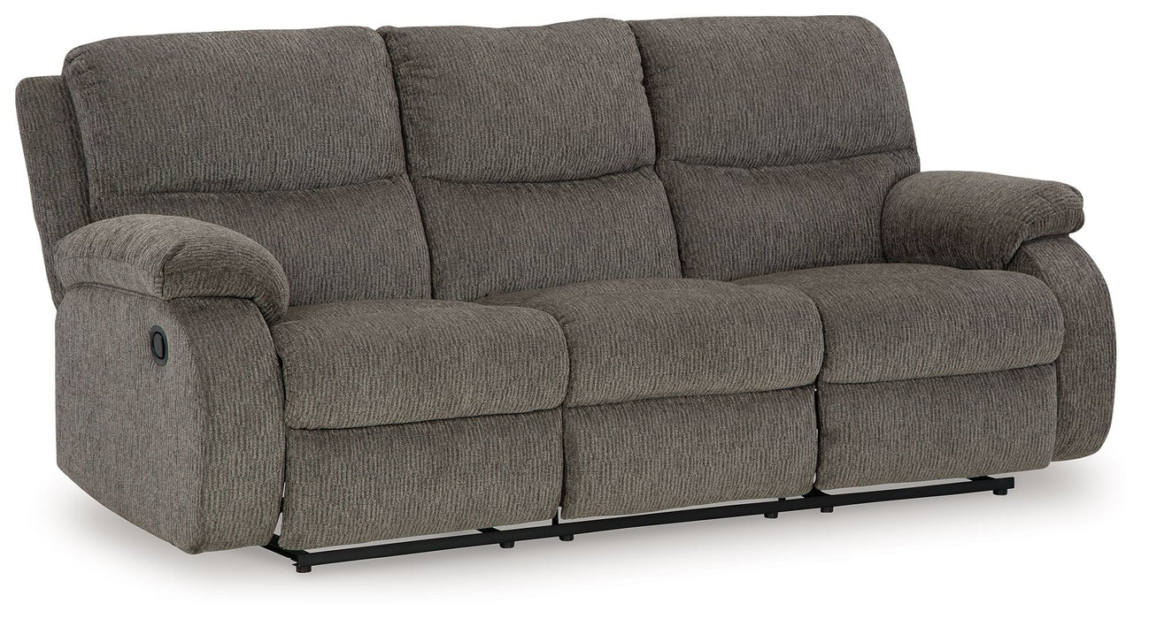 Scranto - Reclining Sofa - Fabric - Brindle