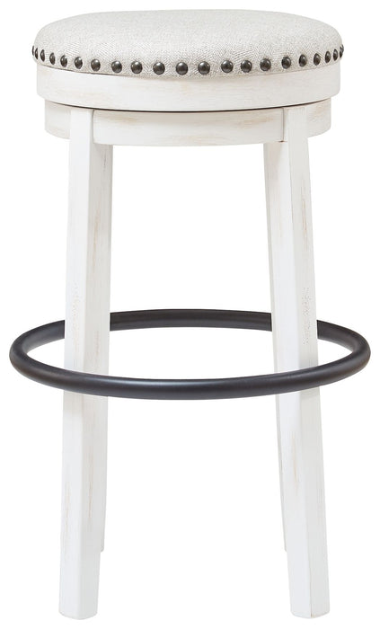 Valebeck Tall upholstered Swivel Barstool 1/CN