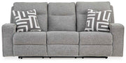 Biscoe - Power Reclining Sofa With Adj Headrest - Pewter
