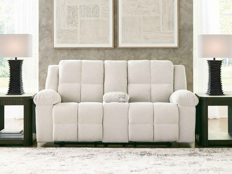 Orlen - Double Reclining Loveseat With Console - Winter
