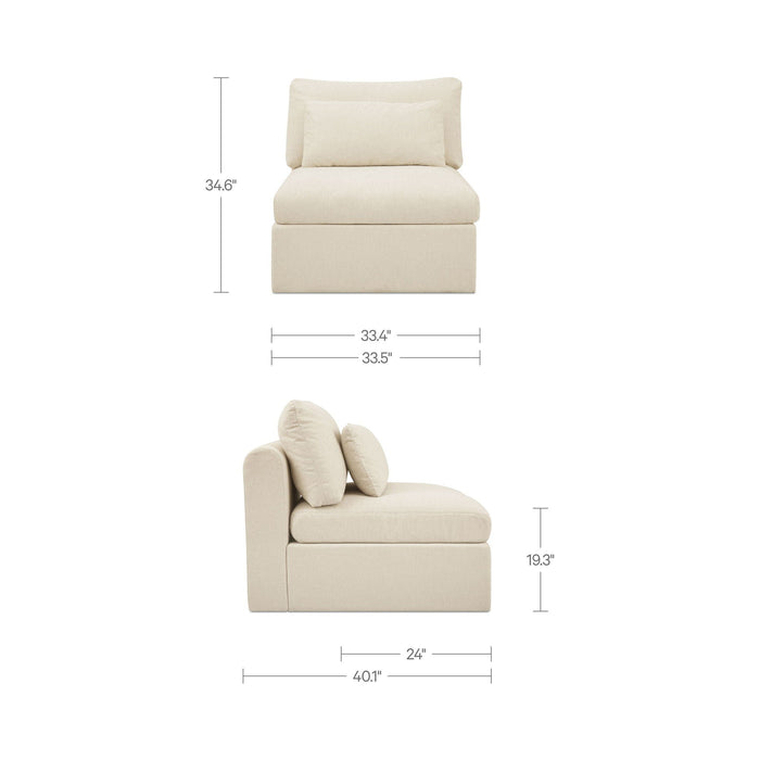 Swift - Slipper Chair - Light Beige