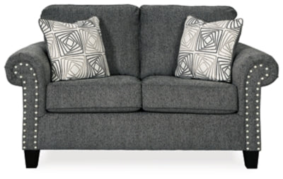 Agleno Charcoal 2 Pc. Sofa, Loveseat