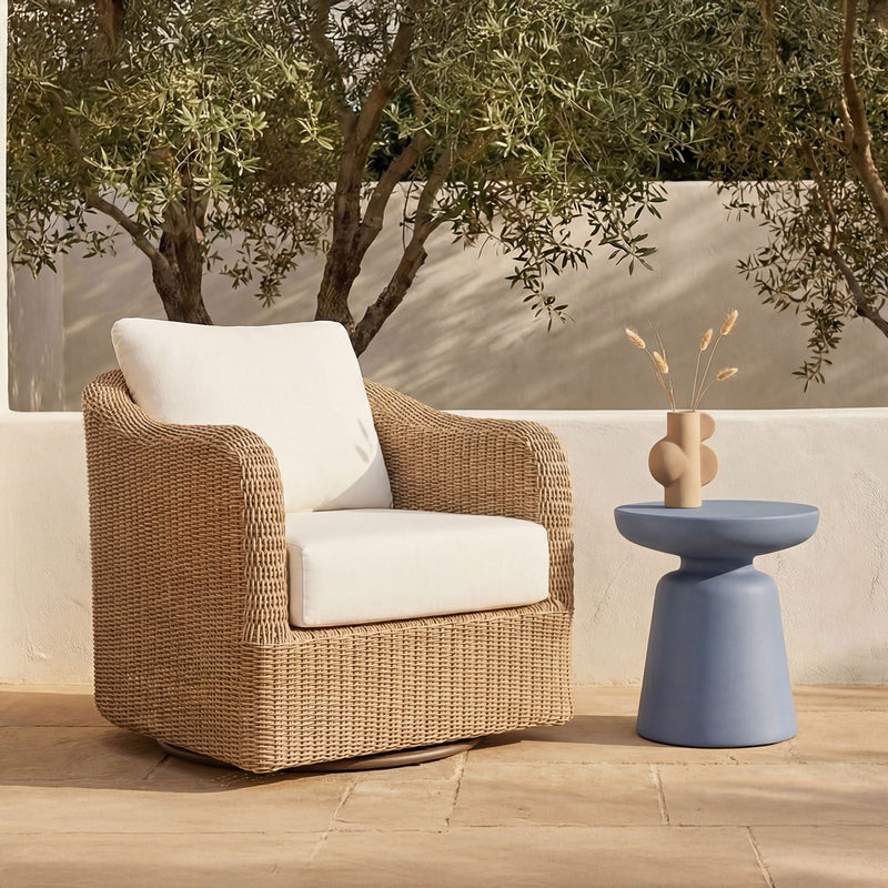 Ruth - Outdoor Side Table - Blue