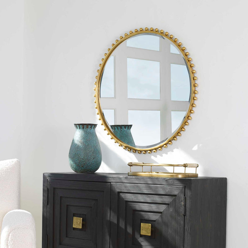 Taza - Round Iron Mirror