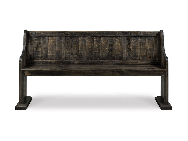 Bellamy - Bench With Back - Peppercorn