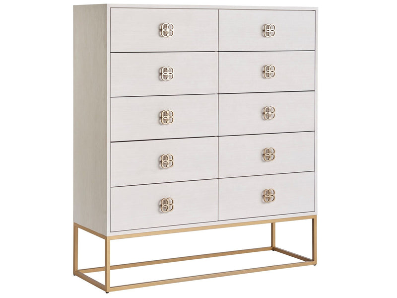 Love. Joy. Bliss.-Miranda Kerr Home - Peony Drawer Chest - Alabaster