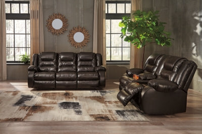 Vacherie Reclining Loveseat with Console