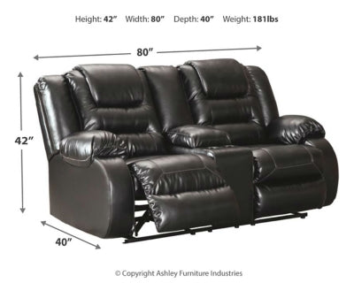 Vacherie Reclining Sofa, Loveseat and Recliner